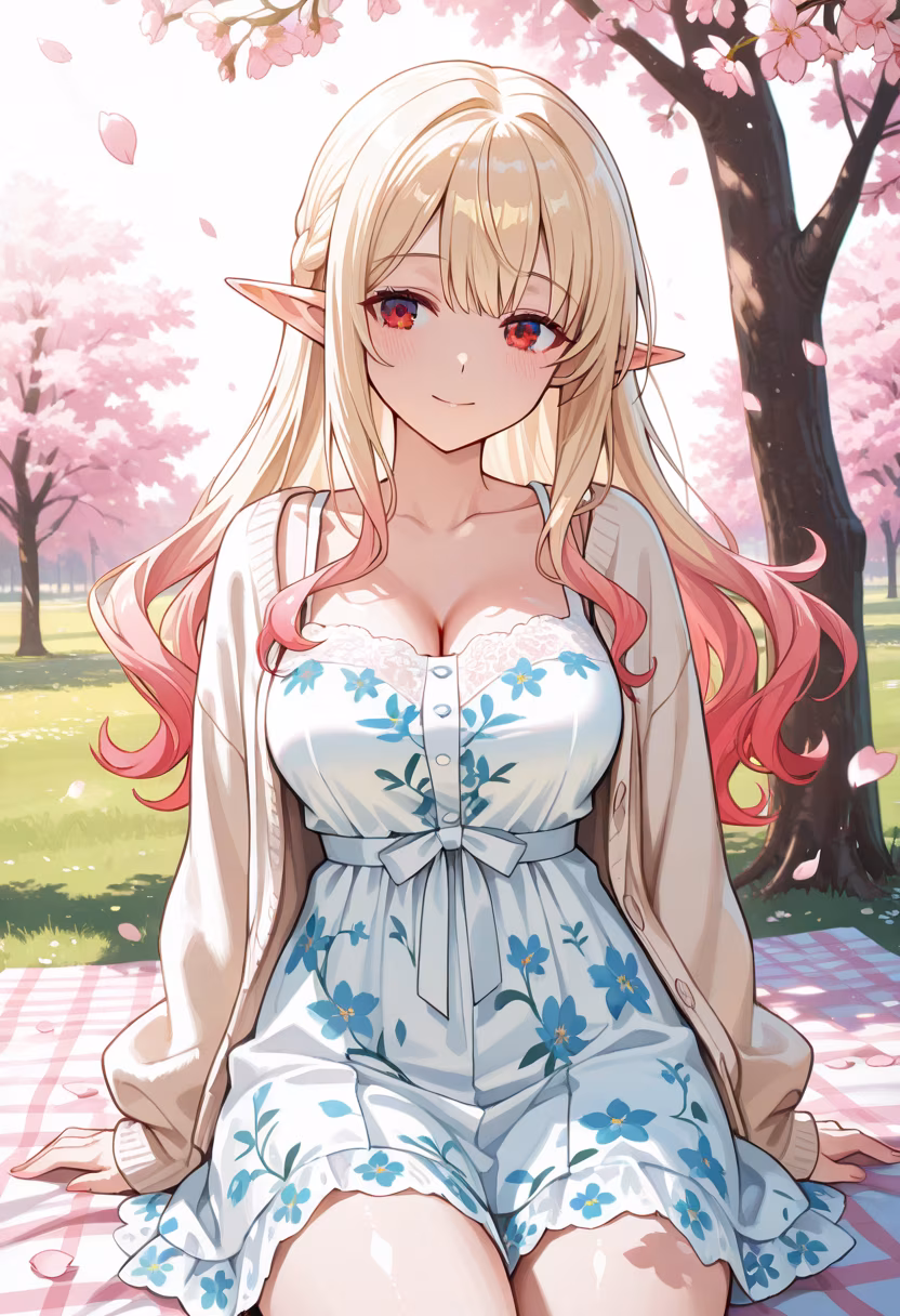 Nothing beats the warmth of the sun and the soft petals falling around me. 🌸 Making memories today! Who wants to come watch the blossoms with me? #springvibes #cherryblossom #sakura #picnicday #sunnydays #naturelover #blossomwatch #weekendmood #springfashion #flowerpower #aesthetic #positivevibes