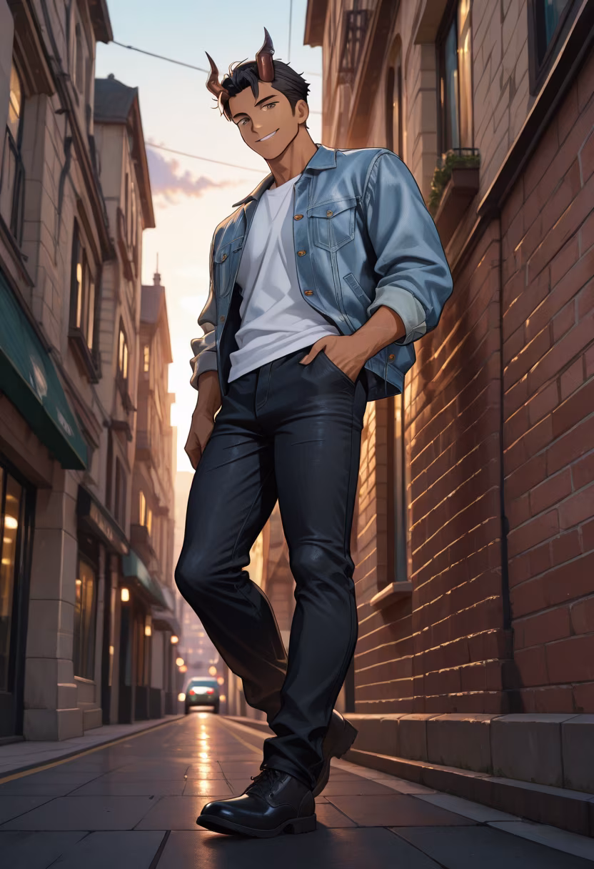 Nothing beats a clean fit for a downtown stroll. What are you guys up to today? 🏙️✨ #OOTD #StreetStyle #CityVibes #MensFashion #UrbanLook #FreshKicks #DenimStyle #MensStyleDaily #CasualVibes #DayOut #StyleInspo #FashionInfluencer