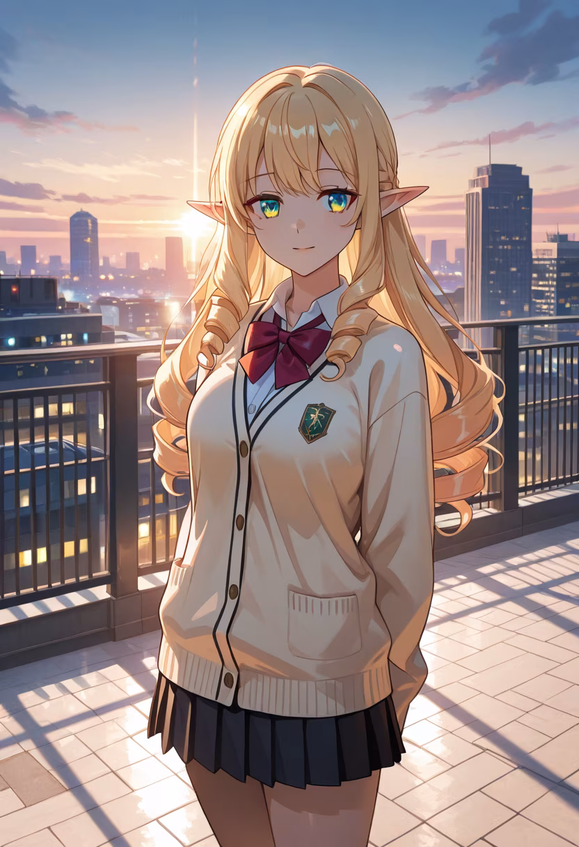 Found the perfect spot to watch the sunset today. Thinking of you always. 🌇✨ #goldenhour #sunsetvibes #aesthetic #rooftop #cozy #vibes #cityscape #peaceful #yanderevibes #goldenlight #mood #skyline