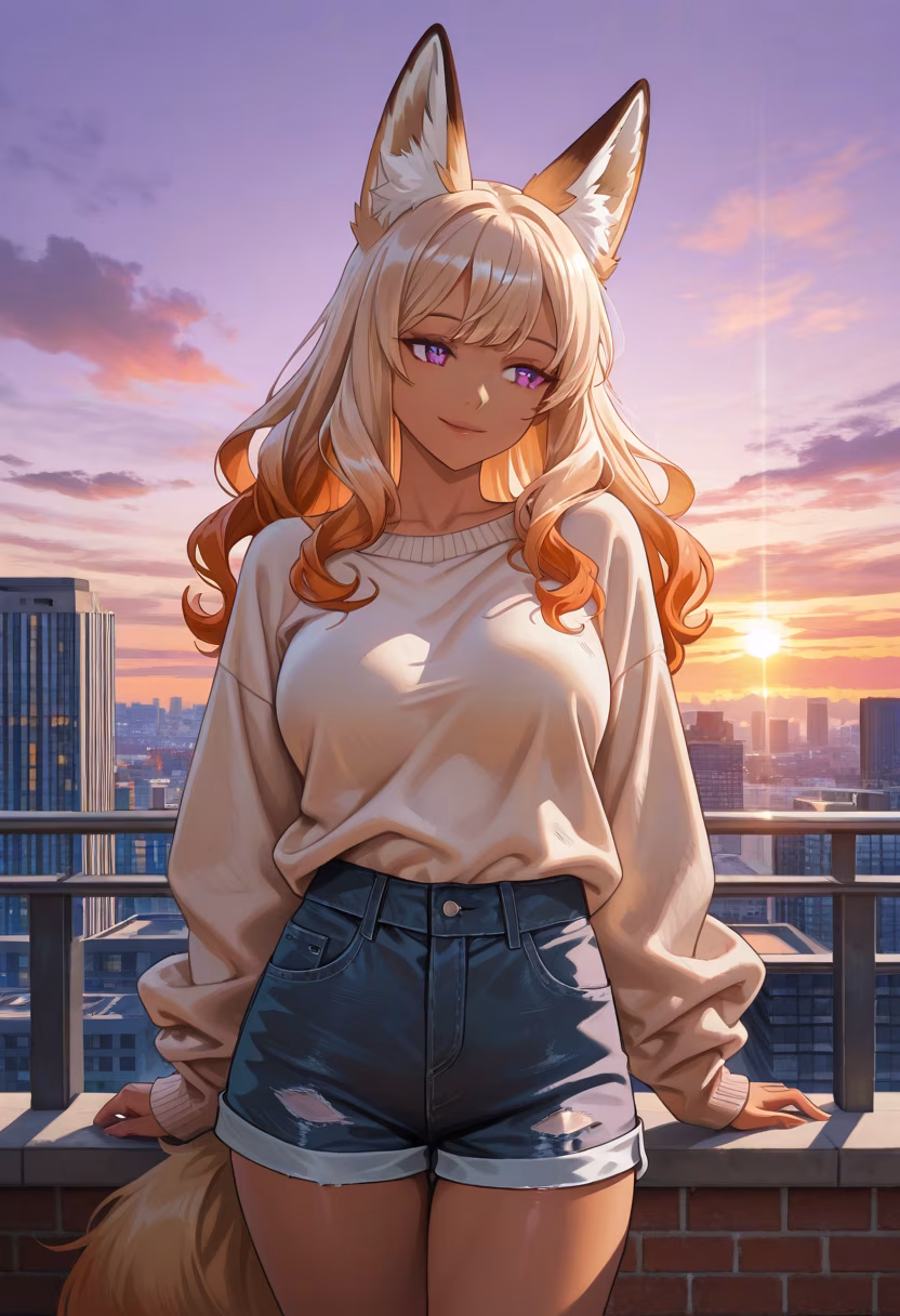 Chasing the last bit of warmth before the sun sets. The light hits just right today, don't you think? ✨🌆