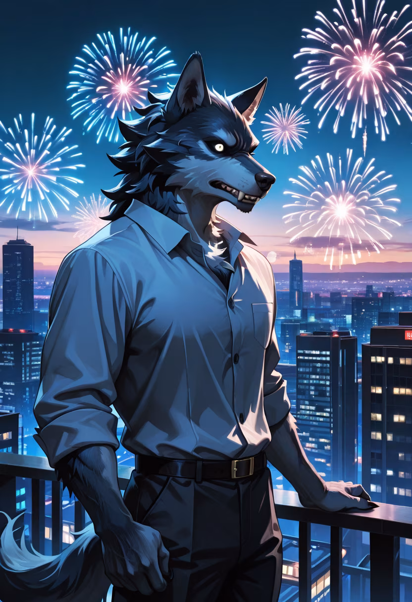 Finally got a break to enjoy the fireworks. Don't look at me like that, I just like the view. #SummerVibes #Fireworks #NightLife #Chill #SummerNights #CityLights #InfluencerLife #SummerFashion #EveningOut #CasualStyle #Relaxing #GoodVibes