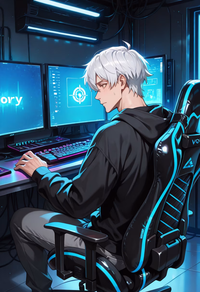 Finally finished the final boss on the new RPG! My setup is glowing, and I'm ready to grind for the rest of the night. 🎮✨ #gaminglife #pcsetup #gamer #desksetup #nightowl #rpg #gamersofinstagram #setupinspiration #gamingcommunity #controller #rgb #chillvibes