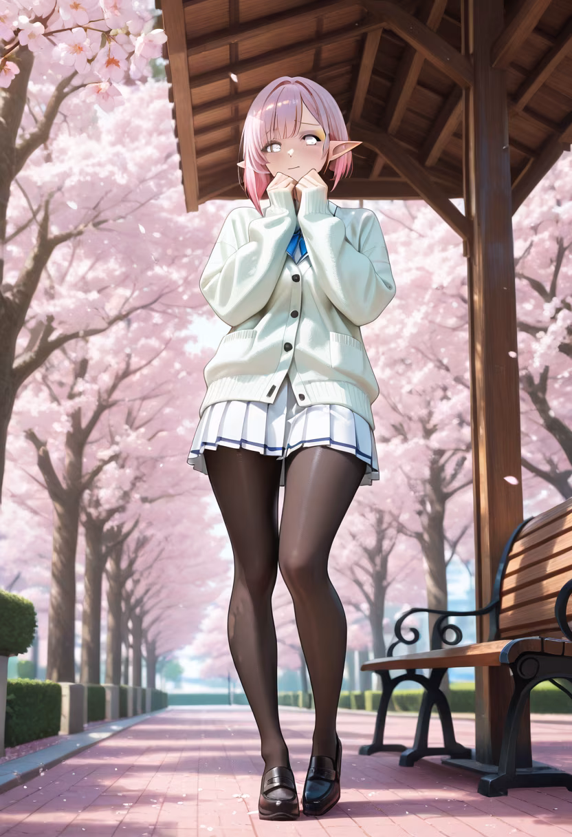 Finally caught the cherry blossoms at their peak! It's so quiet and beautiful here today. 🌸✨ #springvibes #sakura #cherryblossom #peaceful #naturephotography #quietmoments #ootd #springfashion #blossomseason #weekendmood