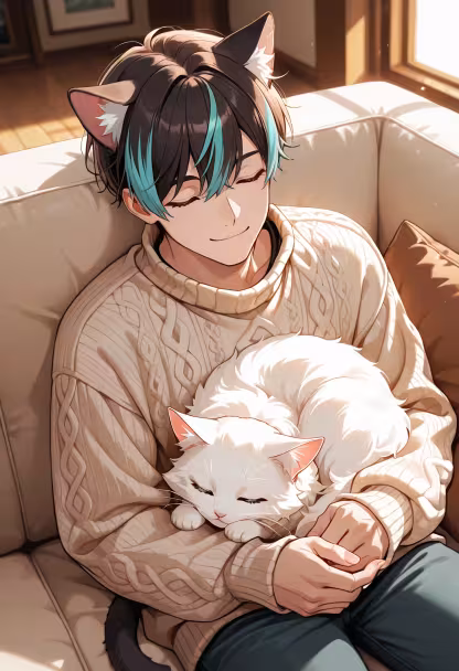 Finally got some quality cuddle time with this little guy today! He wouldn't leave my side all afternoon. 🐱💤 #catdad #lazyday #furbaby #petstagram #catlife #homedays #chillvibes #cozy #mybestfriend #catsofinstagram #relaxing #weekendmood