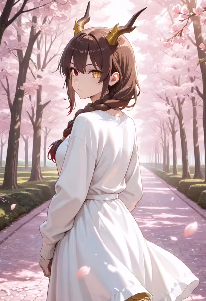Found the perfect spot for cherry blossoms. It's not like I wanted to come here with you or anything! 🌸✨ #spring #cherryblossom #sakura #aesthetic #kaede #nature #flowers #pink #seasonal #outdoors
