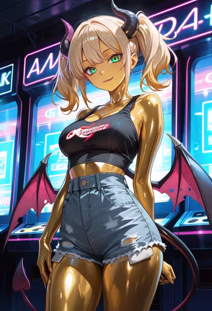 Just another day at the arcade, but I totally crushed my high score! 🕹️✨ Who wants to challenge me next? #arcade #gamergirl #fun #winning #vibes #outfitinspo #tokyolife #gaming #saturday #mood #aesthetic #peace