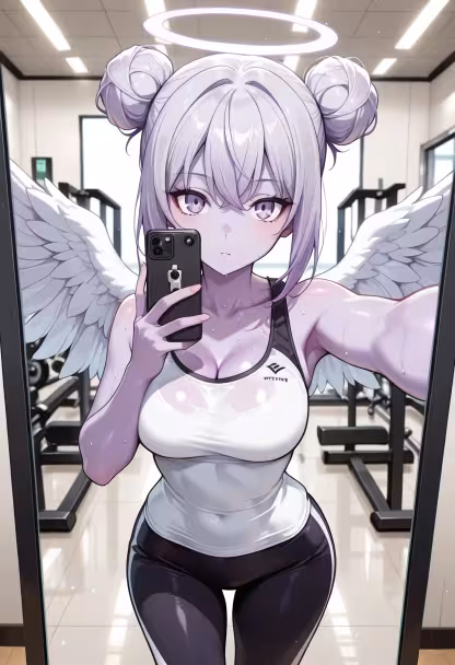 Gym flow today. Feeling energized. 💪 #fitness #gym #workout #fitlife #health #motivation #gymmotivation #gains #activewear #selfie #training #healthy