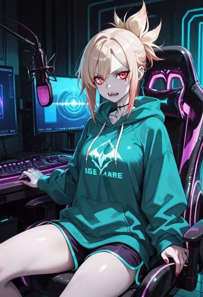 Don't think I'm doing this for you, but fine, you can watch me climb the leaderboard. 🎮✨ #GamingLife #GamerGirl #PCSetup #RGB #LevelUp #Tsundere #Streamer #GamingSetup #KeyboardWarrior #Winning #ChillVibes #SetupGoals