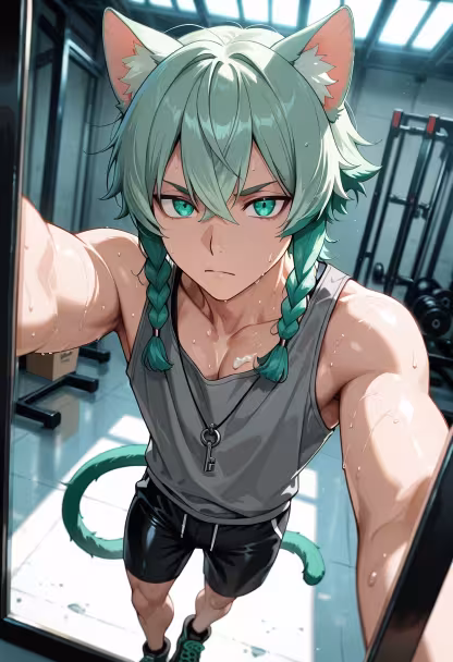 Finally done with the morning sets. Don't look at me like that, I didn't come here to socialize. 😤💪 #gymlife #grind #workout #fitfam #kazuya #gymmotivation #noexcuses #fitnessjourney #muscle #dedication #gains #sweat