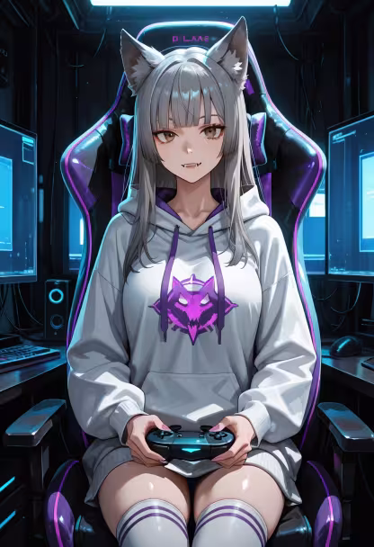 Finally finished my setup! Who wants to hop on and carry me? 🎮✨ #gaming #pcsetup #rgb #gamergirl #setupgoals #battlestation #streamer #tech #cozygaming #nightmode #vibes #gamingcommunity