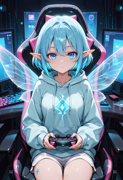 Finally finished my setup! 🎮 Time to grind all night. Who's joining me on stream? #gaming #gamerlife #pcsetup #rgb #gamingsetup #twitch #gamergirl #setupgoals #pcgaming #nighthawk #cozygaming #levelingup