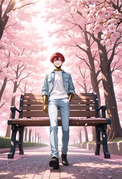Nothing beats a quiet afternoon walk under the falling cherry blossoms. 🌸 Truly a refreshing start to the season. Who else is enjoying the spring breeze today? #cherryblossom #springvibes #aesthetic #naturelover #parkday #refreshing #springtime #calm #peaceful #walking #outdoors #springfashion