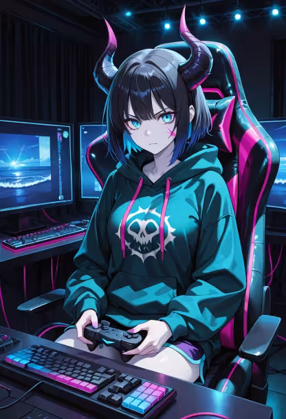 Don't even think about distracting me while I'm on a winning streak! 🎮✨ #gaminglife #gamergirl #pcsetup #rgb #winning #gamers #twitchstreamer #gamingcommunity #setupinspiration #techvibes #gamer