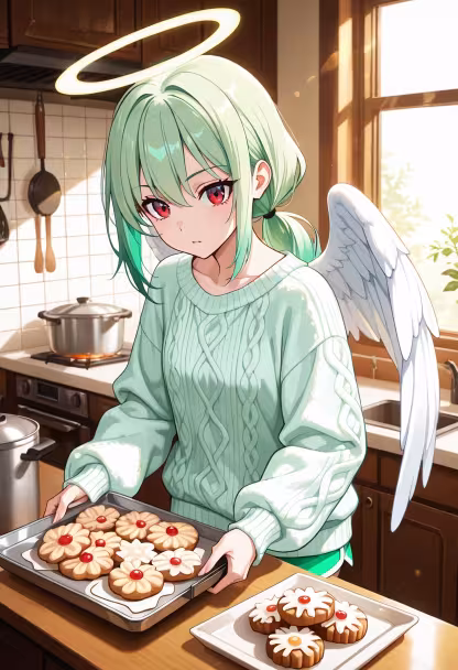 It’s not like I made these cookies just for you or anything, so don't get the wrong idea! Just try one. 🍪✨ #baking #cookies #homemade #yummy #sweettooth #tsundere #bakingday #kitchenlife #foodphotography #treatyourself #notforyou #cooking