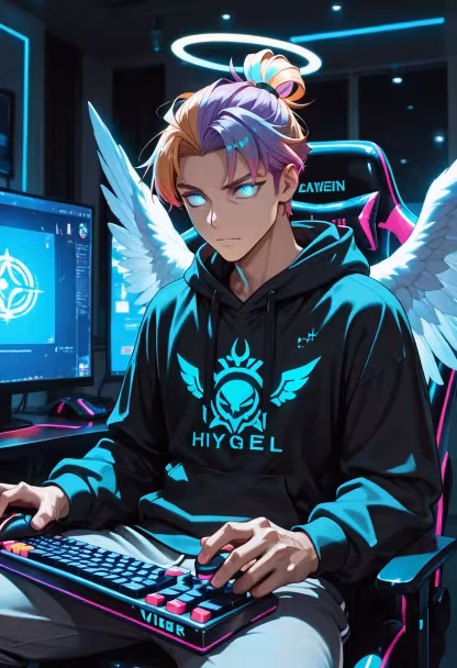 Late night grind. Don't disturb me unless it's urgent. 🎮 #gaming #gamer #pcsetup #rgb #nightowl #gaminglife #gamingsetup #streamer #tech #battlestation #kuudere #focus