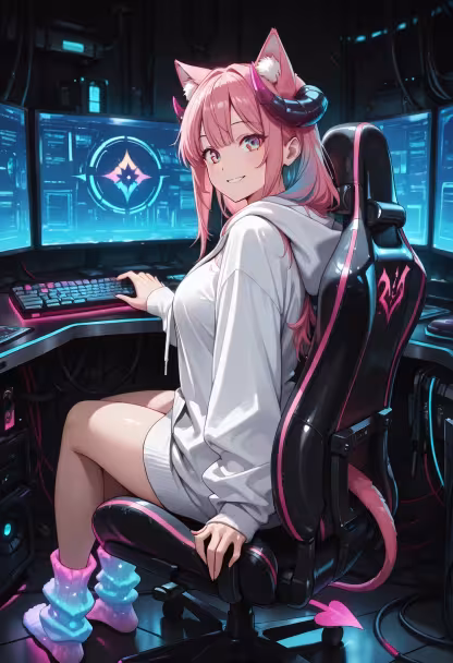 Leveling up! Who wants to queue with me? 🎮💜 #gaming #gamergirl #pcsetup #rgb #gamingcommunity #gamers #twitch #setupinspiration #tech #pcgaming #gamerlife #playtime