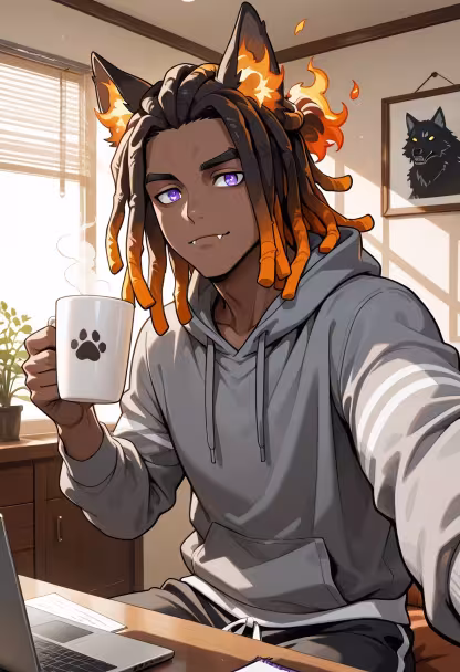 Just another lazy morning before the grind. Hope everyone has a productive day! ☕️ #cozyvibes #morningcoffee #chill #studymode #aesthetic #minimalist #dailygrind #husbando #lifestyle #motivation #focus #morningroutine