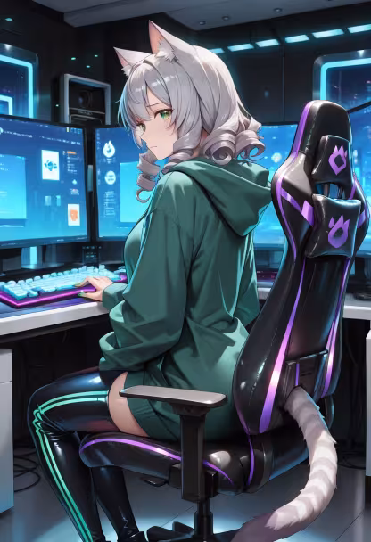 Finally finished my setup! Ready for some late-night raiding. What should I play tonight? 🎮✨ #gaming #pcsetup #rgb #gamergirl #setupgoals #battlestation #gaminglife #pcgaming #gamer #chillvibes #nightowl #twitchstreamer