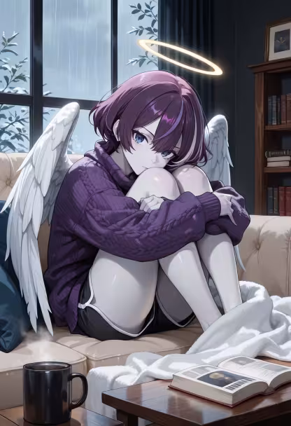 Rainy days are for staying in and avoiding everyone. Don't ask me to go out, I'm busy. 🌧️📖 #cozyvibes #rainyday #bookworm #homebody #stayinginclean #weekendmood #relaxing #dontdisturbme #readingnook #cozycore #aesthetic #mood