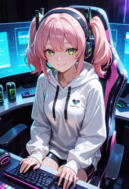 Finally finished my setup! Who wants to hop on a match tonight? 🎮✨ #gaming #pcsetup #gamergirl #rgb #setupgoals #battlestation #streamerlife #gamingcommunity #nightlife #techgirl #gamer #newgear