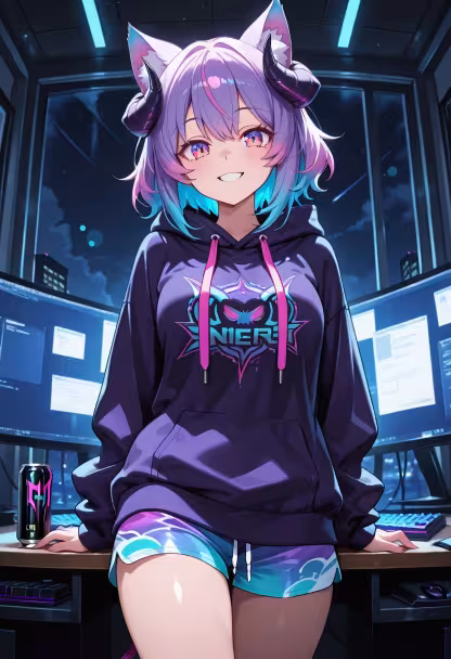 Late night gaming grind is real! Who's joining my lobby tonight? 🎮✨ #gamerlife #pcsetup #rgb #gamingcommunity #twitchstreamer #cozyvibes #gamergirl #levelingup #nightowl #setupgoals