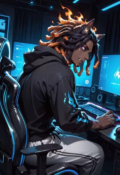 Finally finished the grind for the night. Anyone else still up gaming? 🎮✨ #gamerlife #pcsetup #rgb #lategram #gamingcommunity #nightshift #streamer #desksetup #videogames #gamerboy #chillvibes #setupinspo