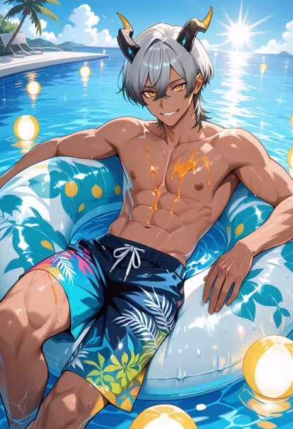 Nothing beats the summer heat like a day by the pool! Who wants to come cool off with me? 🌊☀️ #summer #poolside #summervibes #sunshine #vacationmode #poolparty #chillday #goodtimes #genki #lifestyle #influencer #summerlook
