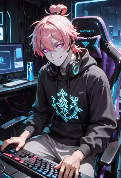 Late night grind session! 🎮 Finally unlocked that final boss trophy, what are you guys playing tonight? #gaminglife #gamerguy #pcsetup #rgb #nightowl #twitchstreamer #gamingcommunity #gamersetup #gamerlifestyle #victory #chillvibes #kaito