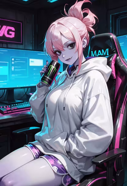 Late night grind, don't mind me. Who else is staying up all night for the new patch? 🎮✨ #gaming #pcsetup #gamergirl #rgb #setupgoals #noasgaming #nightowl #gamerlife #pcgaming #battlestation #streamer #gamersofinstagram