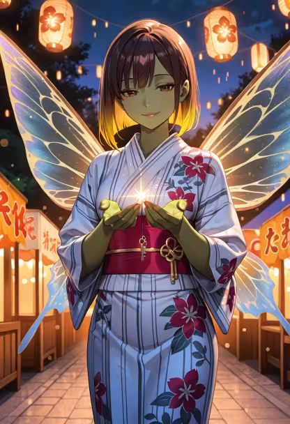Nothing beats the warmth of a festival night under the stars. Hope you guys are having a magical evening too! ✨🏮