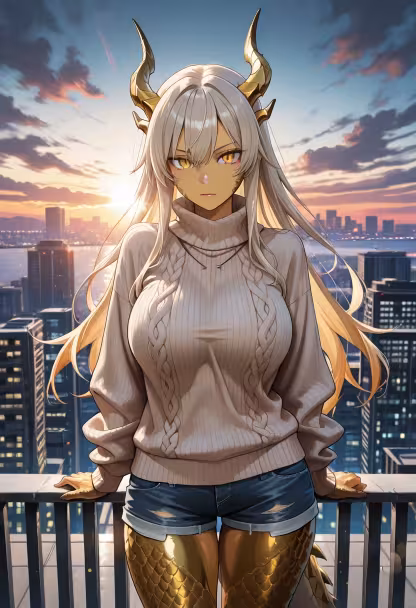 Finally caught that perfect golden hour light on the rooftop. Don't stare too long, baka! #GoldenHour #RooftopVibes #SunsetChaser #CityViews #Aesthetic #StreetStyle #Chilling #PhotoOfTheDay #VibeCheck #OutfitInspo #TokyoNights #SummerEvening
